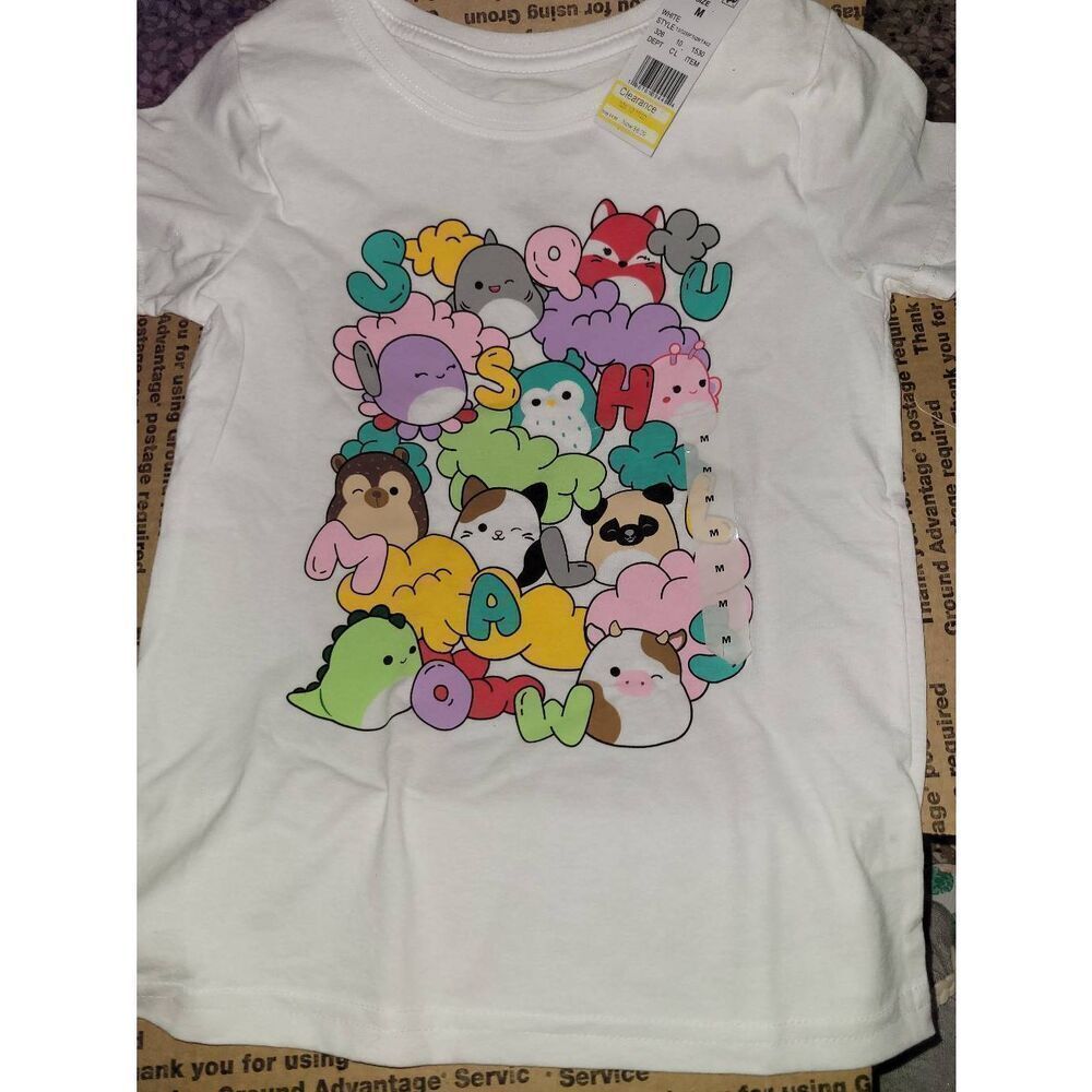 Squishmallows kids medium tee shirt